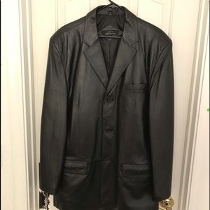 Men’s Leather Coat